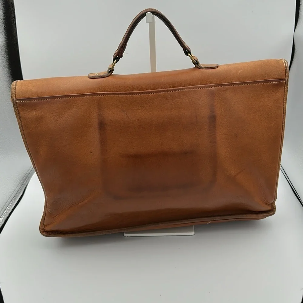 Vintage Coach Briefcase Tabac